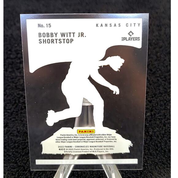 Bobby Witt Jr. (RC) 2022 Magnitude Acetate #15 Kansas City Royals - Picture 3 of 4